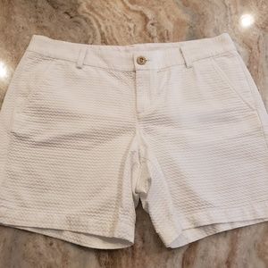 Lilly Pulitzer white Jayne shorts 12